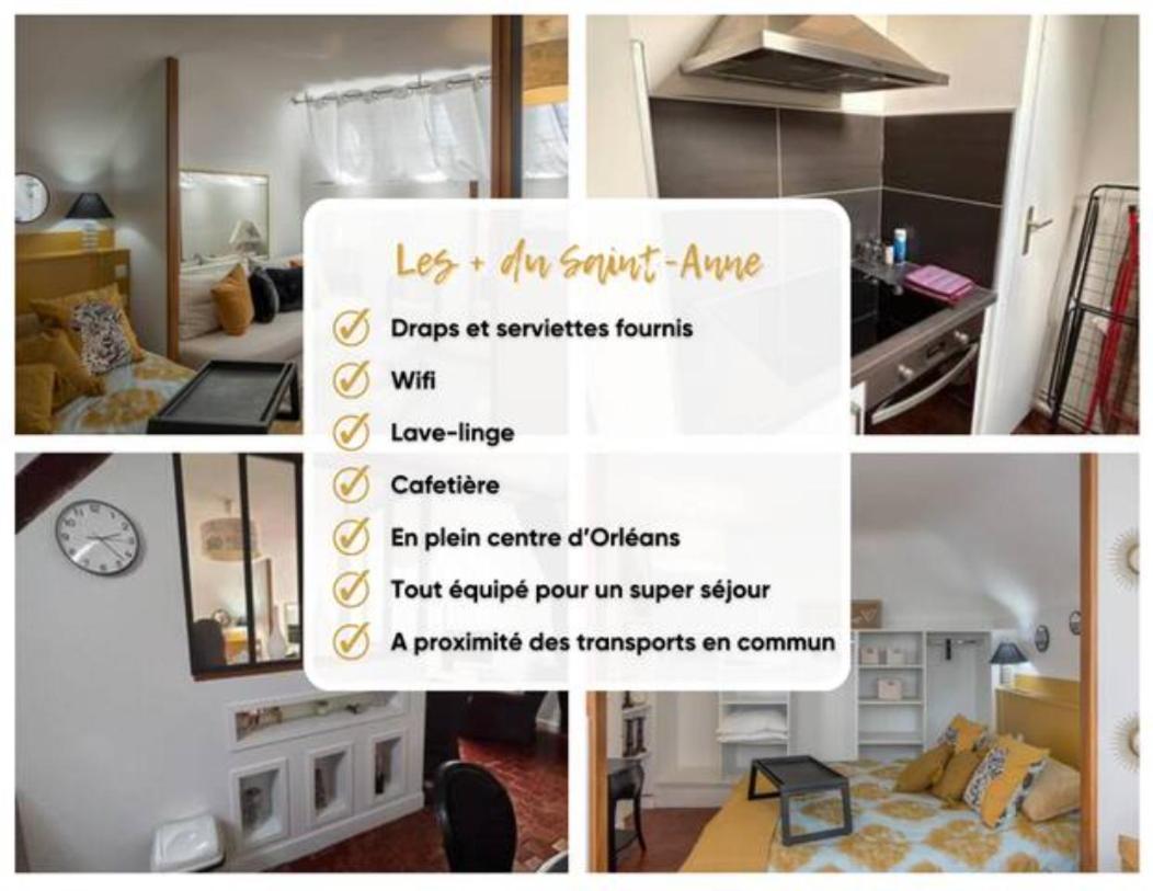 Le Sainte Anne *Studio* Apartment Orleans Exterior photo
